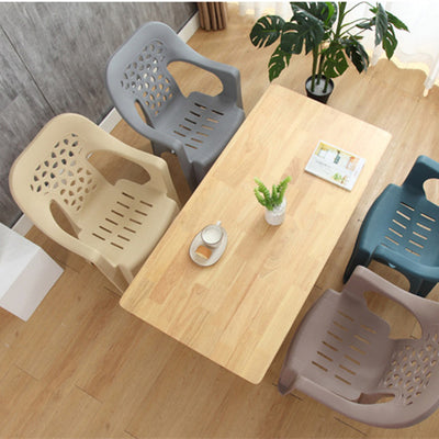 Modern Minimalist Irregular Round Polypropylene Backrest Chair For Living Room