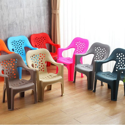 Modern Minimalist Irregular Round Polypropylene Backrest Chair For Living Room