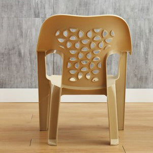 Modern Minimalist Irregular Round Polypropylene Backrest Chair For Living Room