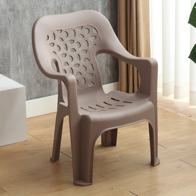 Modern Minimalist Irregular Round Polypropylene Backrest Chair For Living Room