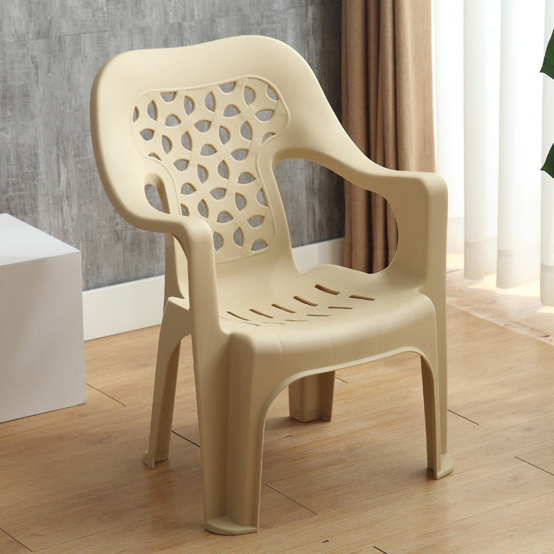 Modern Minimalist Irregular Round Polypropylene Backrest Chair For Living Room