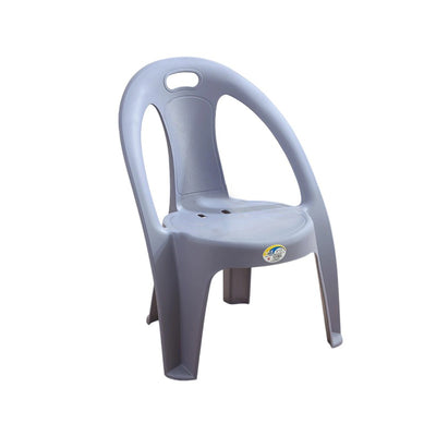 Modern Minimalist Round PP Stackable Backrest Armrest Kids Chair For Living Room