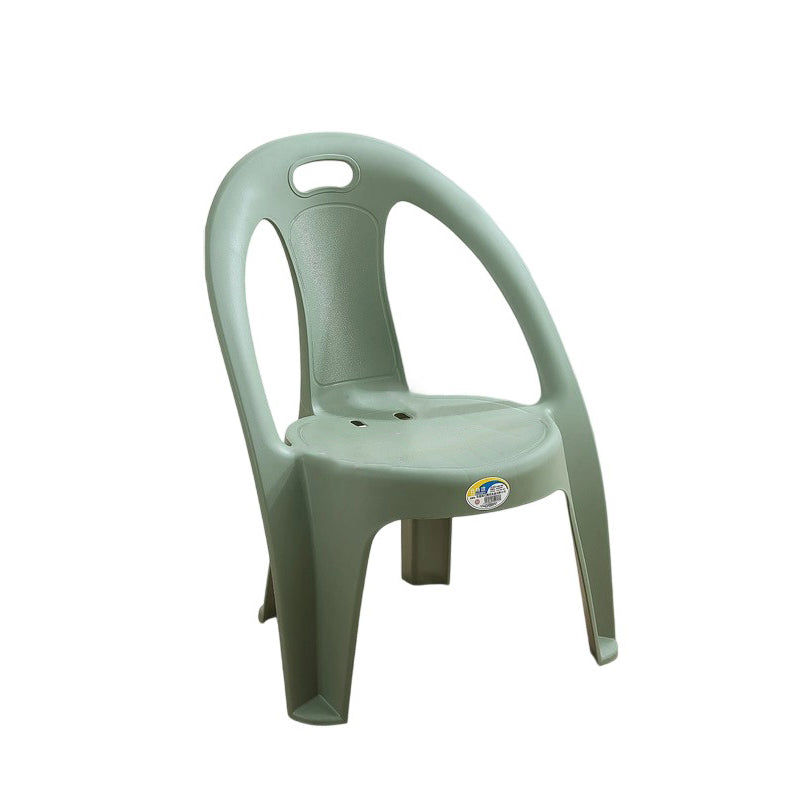 Modern Minimalist Round PP Stackable Backrest Armrest Kids Chair For Living Room