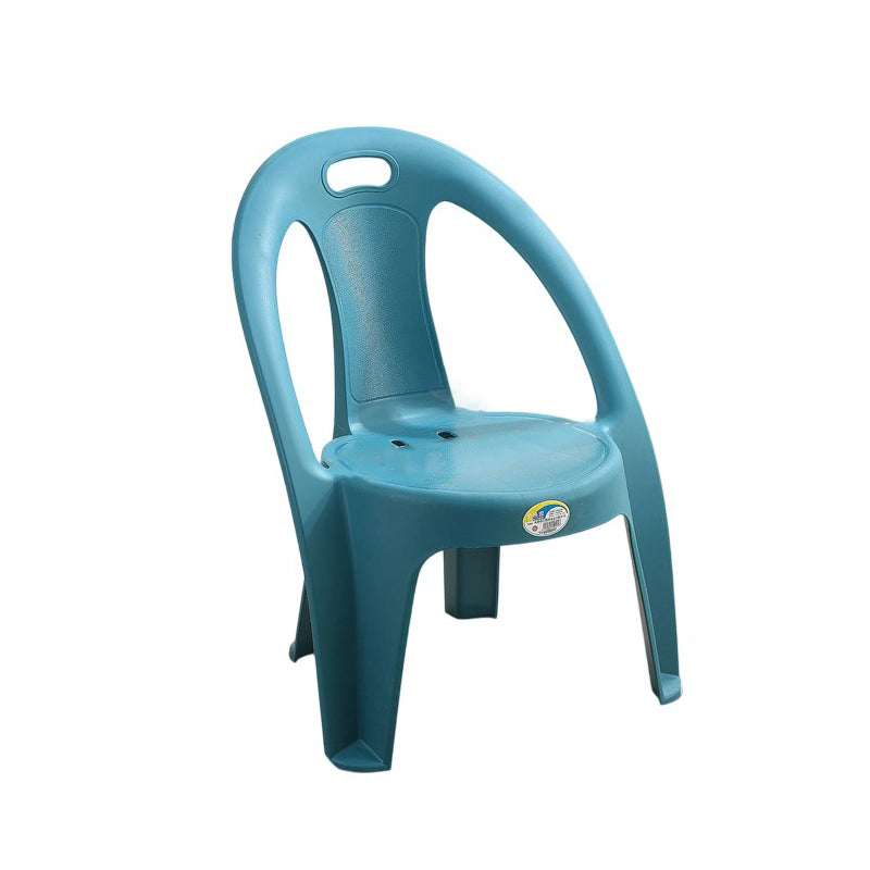 Modern Minimalist Round PP Stackable Backrest Armrest Kids Chair For Living Room