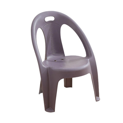 Modern Minimalist Round PP Stackable Backrest Armrest Kids Chair For Living Room