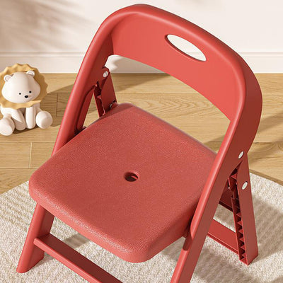 Modern Minimalist Square PP Foldable Backrest Kids Low Stool For Living Room