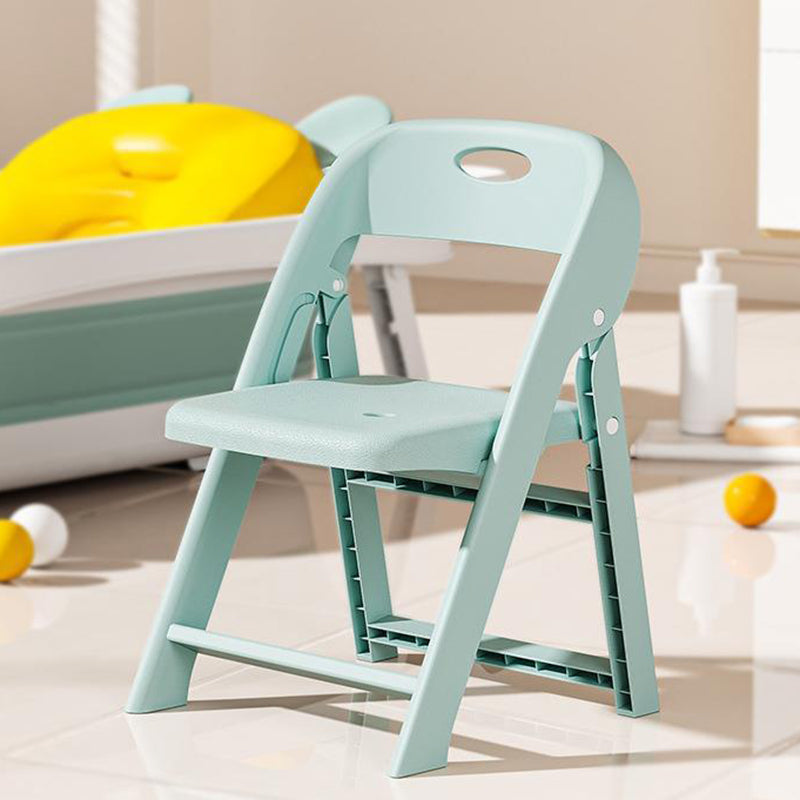 Modern Minimalist Square PP Foldable Backrest Kids Low Stool For Living Room