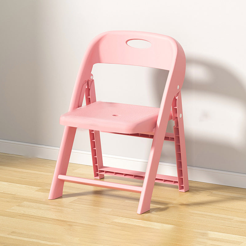 Modern Minimalist Square PP Foldable Backrest Kids Low Stool For Living Room