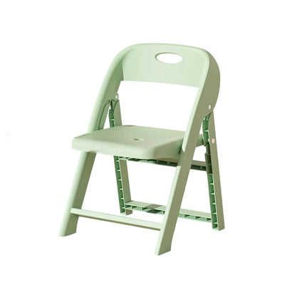 Modern Minimalist Square PP Foldable Backrest Kids Low Stool For Living Room