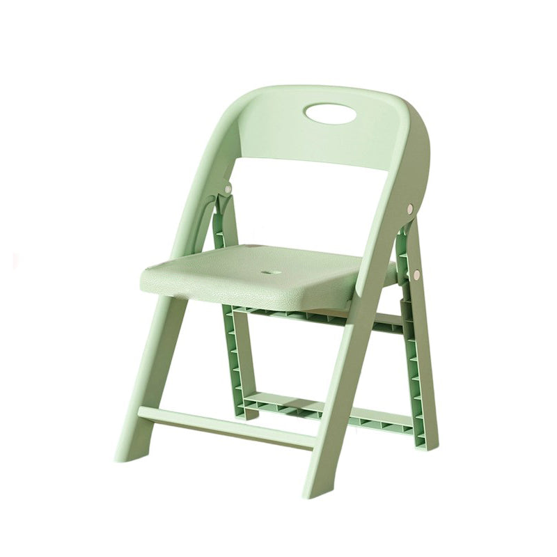 Modern Minimalist Square PP Foldable Backrest Kids Low Stool For Living Room