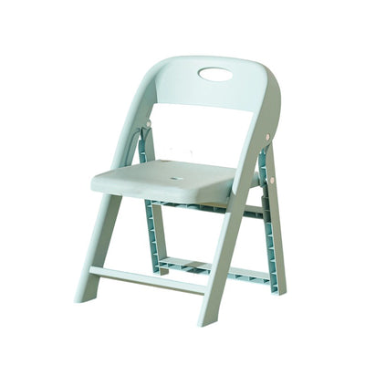 Modern Minimalist Square PP Foldable Backrest Kids Low Stool For Living Room