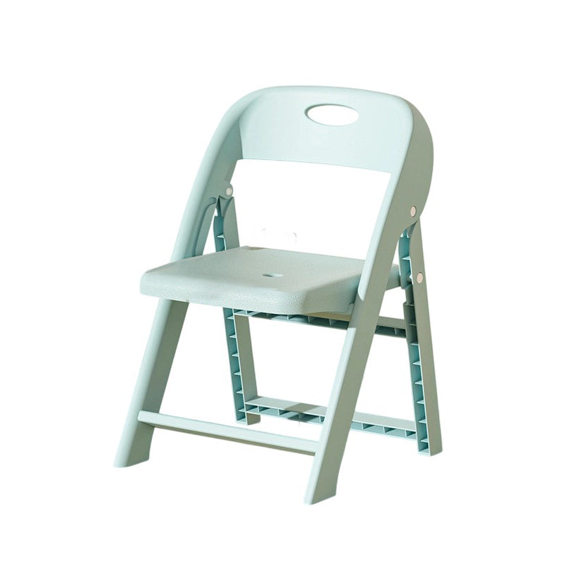 Modern Minimalist Square PP Foldable Backrest Kids Low Stool For Living Room