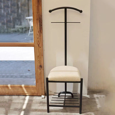 Modern Minimalist Carbon Steel Fabric Sponge Cushion Chair Backrest For Living Room