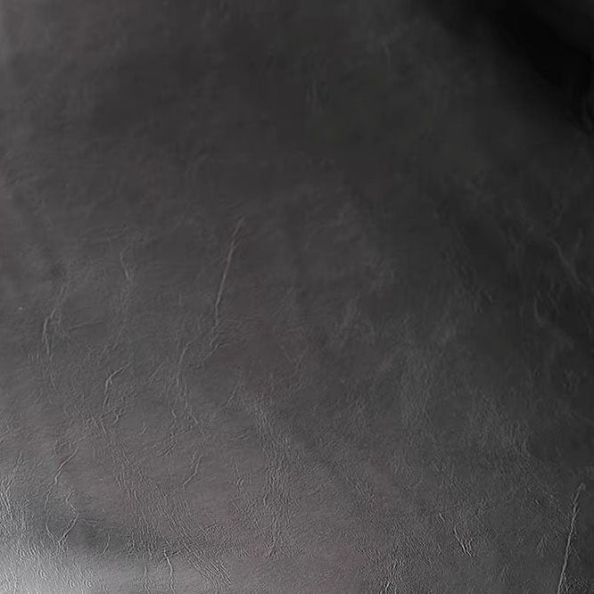 Modern Minimalist Rectangular Sponge Seat Cushion PU Leather Metal Dining Chair Backrest Armrest For Dining Room