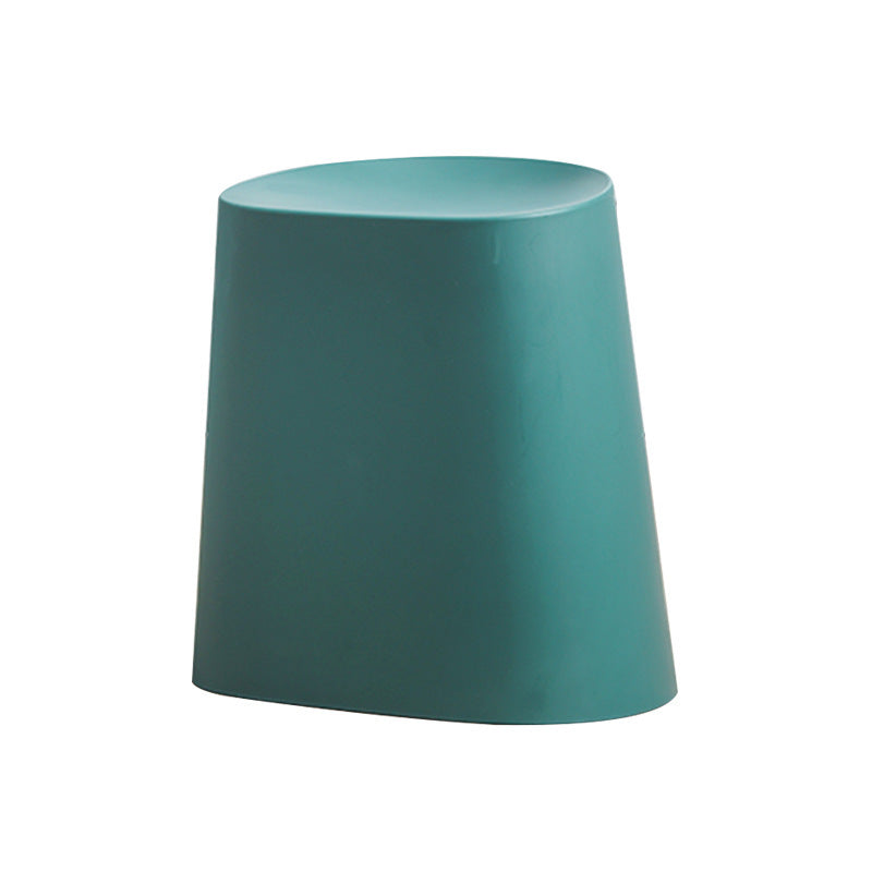 Modern Minimalist Trapezoidal Polypropylene Low Stool For Living Room