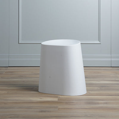 Modern Minimalist Trapezoidal Polypropylene Low Stool For Living Room