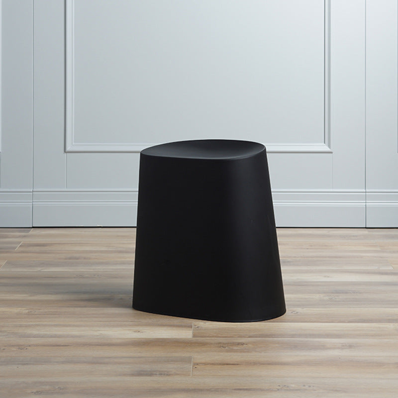 Modern Minimalist Trapezoidal Polypropylene Low Stool For Living Room