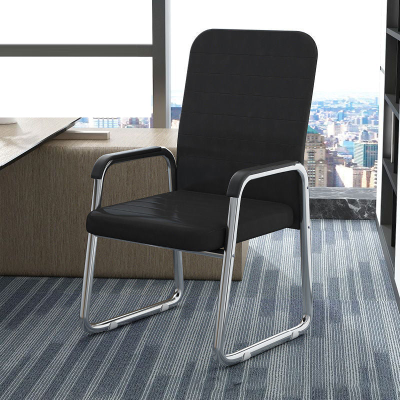 Modern Minimalist Square Mesh Polypropylene Steel Desk Chair Backrest Armrest For Home Office