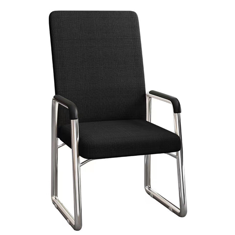 Modern Minimalist Square Mesh Polypropylene Steel Desk Chair Backrest Armrest For Home Office