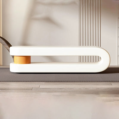 Modern Minimalist Curved Nappa Leather Solid Wood Plywood Sponge Bench For Living Room