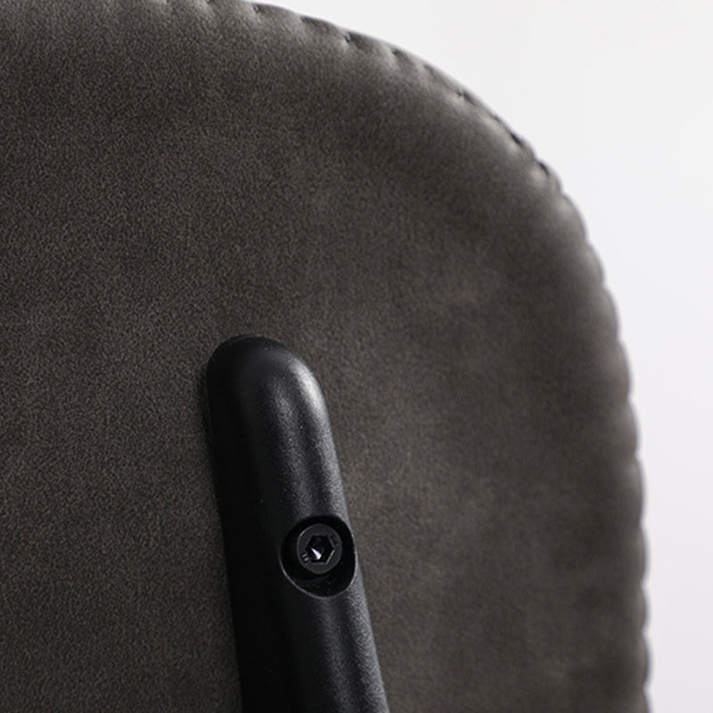 Modern Minimalist Curved Seat Cushion Polypropylene Technical Fabric Sponge Dining Chair Backrest For Dining Room