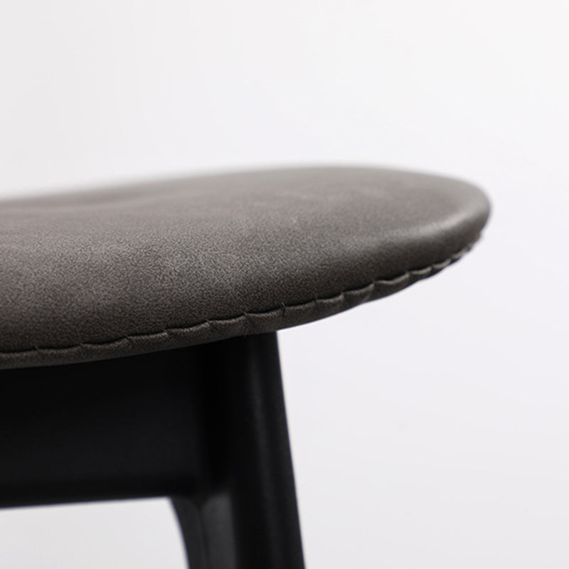 Modern Minimalist Curved Seat Cushion Polypropylene Technical Fabric Sponge Dining Chair Backrest For Dining Room