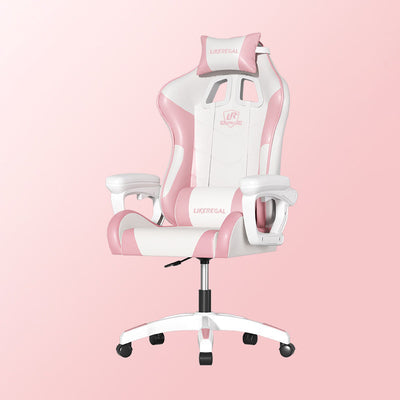 Modern Minimalist Curved Seat Cushion PU Leather Sponge Nylon Legs Desk Chair Backrest Armrest For Home Office