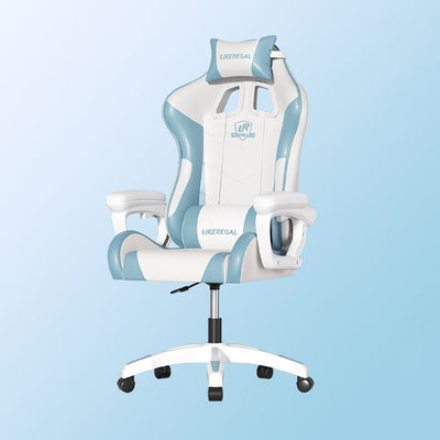 Modern Minimalist Curved Seat Cushion PU Leather Sponge Nylon Legs Desk Chair Backrest Armrest For Home Office