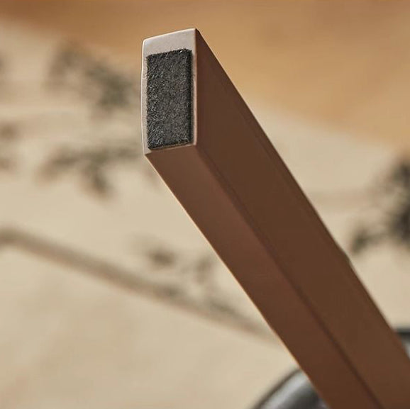Chaise de bureau pivotante avec dossier et accoudoirs en cuir ciré à l&