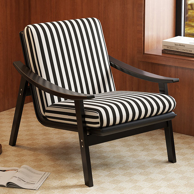 Contemporary Industrial Fabric Velvet Sponge Rubberwood Frame Curved Accent Chair Backrest Armrest For Living Room