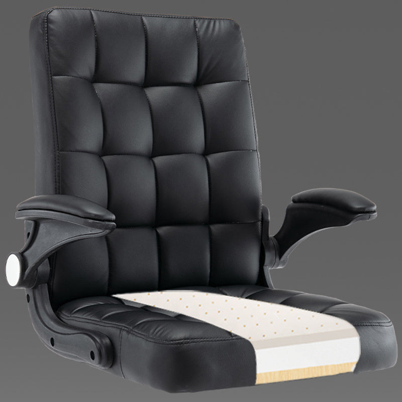 Modern Minimalist Linen Wood Plastic Metal Mid-Back Swivel Height Adjustable Desk Chair Backrest Armrest For Home Office