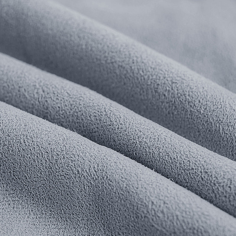 Modern Minimalist Curved Velvet Carbon Steel PP Cotton Recliner With Backrest Armrest For Bedroom