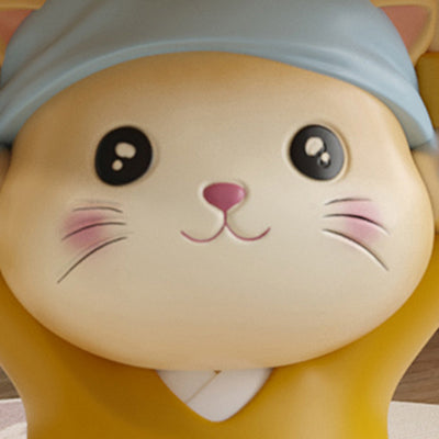 Contemporary Creative Kids Cat Shape Resin Low Stool Backless Armless For Living Room