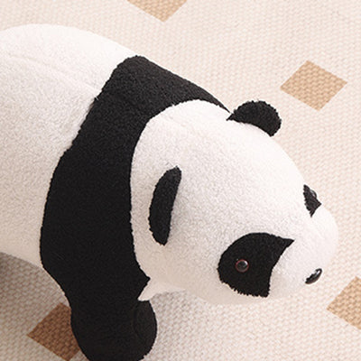 Contemporary Creative Kids Bear Shape Teddy Fleece Solid Wood Multi-layer Board Pine Wood Low Stool Backless Armless For Living Room