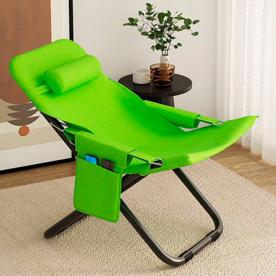 Modern Minimalist Rectangular Oxford Cloth Carbon Steel Recliner Armrest Backrest For Living Room