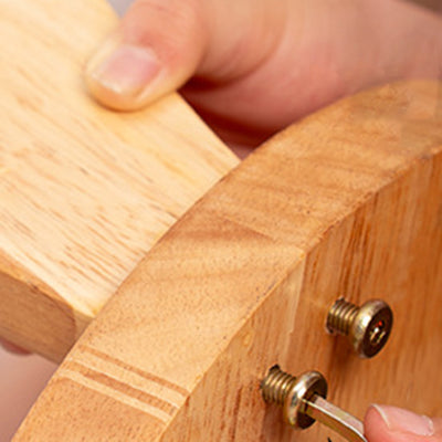 Contemporary Creative Kids Rabbit Shape Solid Wood Multi-layer Board Low Stool Backrest Armless For Living Room