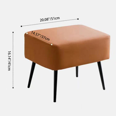 Contemporary Nordic PU Leather Steel Round Swivel Accent Chair Backrest Armrest for Living Room