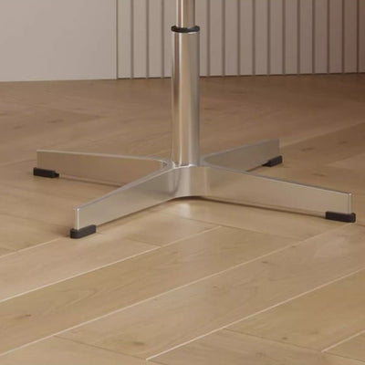 Modern Minimalist Round PU Leather Lamb Fleece Stainless Steel Swivel Height-adjustable Vanity Stool Backrest Armless For Bedroom