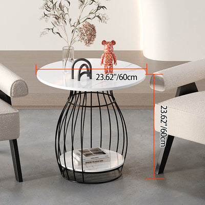 Modern Minimalist Square Rectangular Rubberwood Solid Wood Plywood Cat Scratch Leather Sintered Stone Rebar Frame Accent Chair & Table Set For Living Room