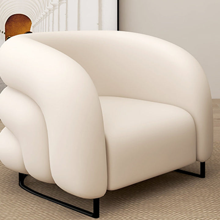 Fauteuil d’appoint moderne de luxe carré rectangulaire en bois massif, contreplaqué, acier au carbone et velours, avec dossier et accoudoirs pour salon 