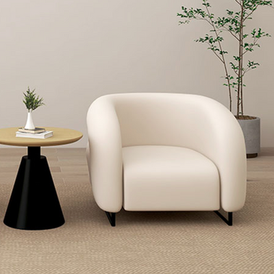 Modern Luxury Square Rectangular Solid Wood Plywood Metal Velvet Accent Chair Backrest Armrest For Living Room