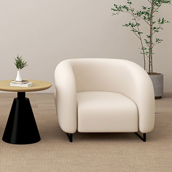 Modern Luxury Square Rectangular Solid Wood Plywood Metal Velvet Accent Chair Backrest Armrest For Living Room