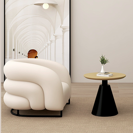 Fauteuil d’appoint moderne de luxe carré rectangulaire en bois massif, contreplaqué, acier au carbone et velours, avec dossier et accoudoirs pour salon 