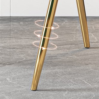 Modern Minimalist Square Nappa Leather Iron Solid Wood Plywood Dining Chair Backrest Armrest For Dining Room & Kitchen