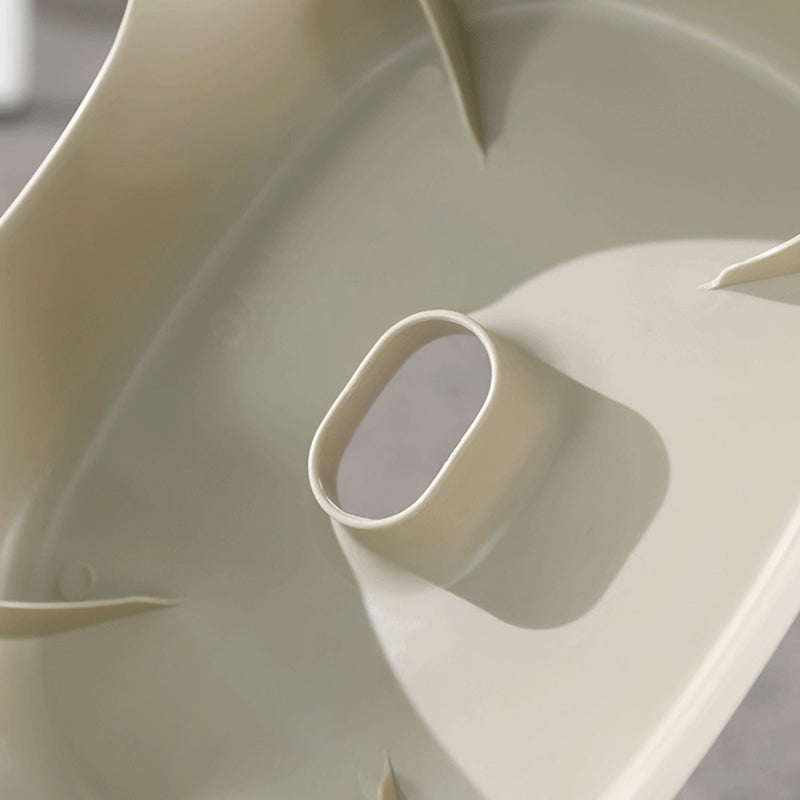 Modern Minimalist Square Rectangular PP Stackable Low Stool For Living Room