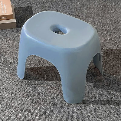 Modern Minimalist Square Rectangular PP Stackable Low Stool For Living Room