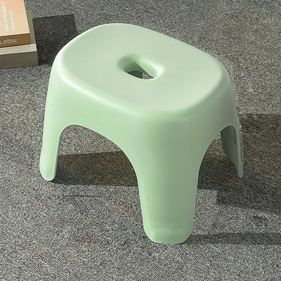 Modern Minimalist Square Rectangular PP Stackable Low Stool For Living Room