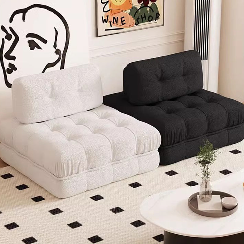 Modern Minimalist Square Rectangular Solid Wood Pebble Velvet Fine Linen Suede Velvet Oil Wax Leather Removable Sofa Backrest Footrest For Living Room