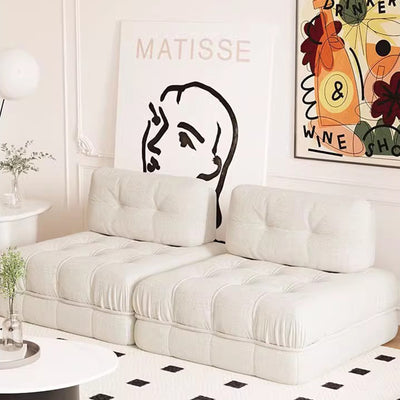 Modern Minimalist Square Rectangular Solid Wood Pebble Velvet Fine Linen Suede Velvet Oil Wax Leather Removable Sofa Backrest Footrest For Living Room