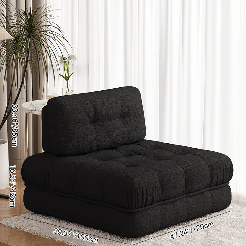 Modern Minimalist Square Rectangular Solid Wood Pebble Velvet Fine Linen Suede Velvet Oil Wax Leather Removable Sofa Backrest Footrest For Living Room